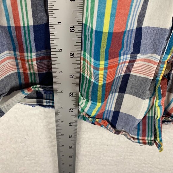 Childrens Place Boys Argyle Sweater, Plaid Button Down Shirt Sz L Set of 2 6480 - Picture 11 of 15